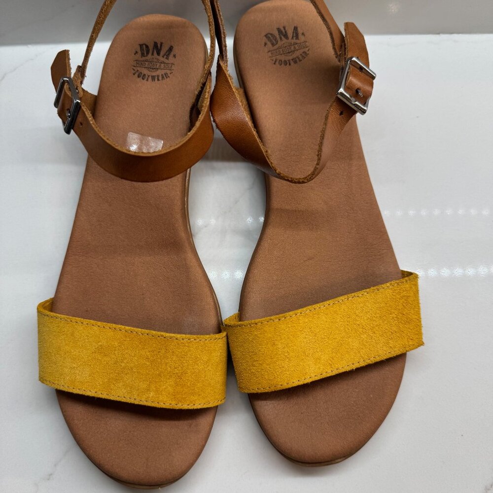 DNA Footwear, Rockaway Sandal, Mustard, Size 9/40